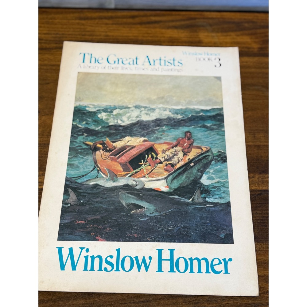 Winslow Homer The Great Artists Book 3 Funk & Wagnalls 1978 Art History Soft